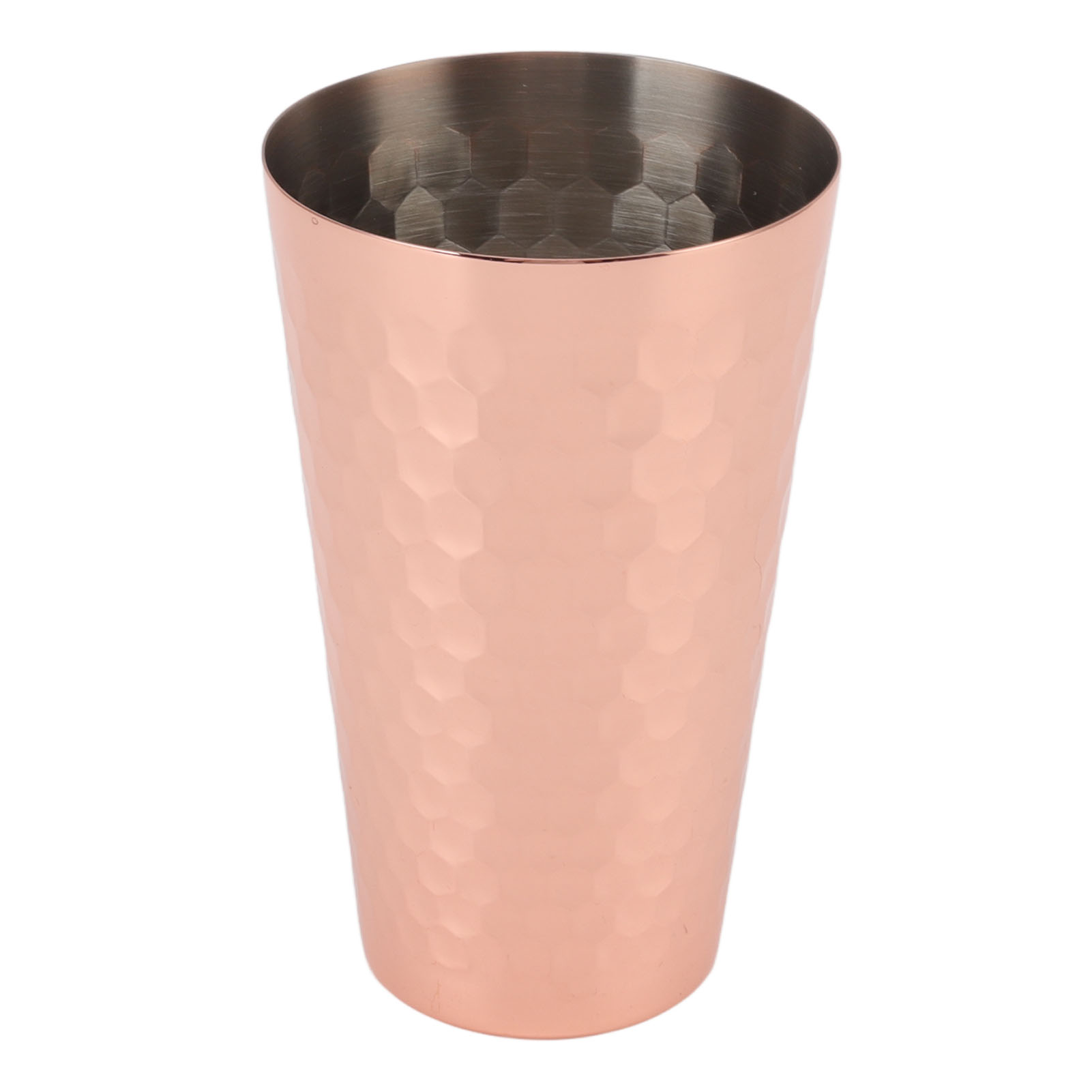 Gehämmerter Trinkbecher Aus Edelstahl 304, Mehrzweckbecher Im Moscow Mule-stil, Für Zuhause Oder Die Bar, Kupferfinish