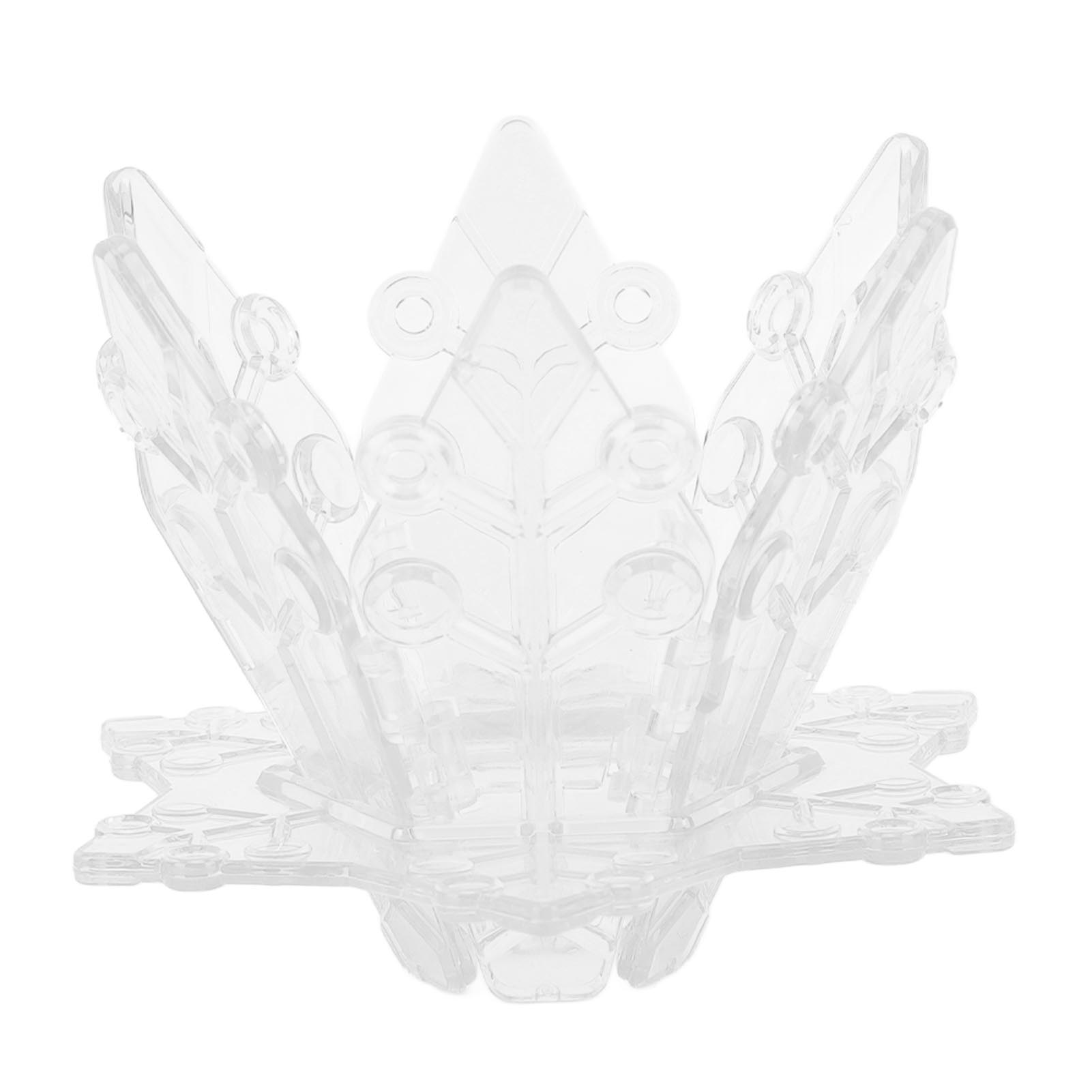 Faltbarer, Schneeflockenförmiger Kaffeefilter, Transparenter Filtertrichter, Wiederverwendbarer Filterhalter Aus Lebensmittelechtem Pp, Pour-over-infuser Für Unterwegs, Kompakt Und Praktisch, Ideal Fü