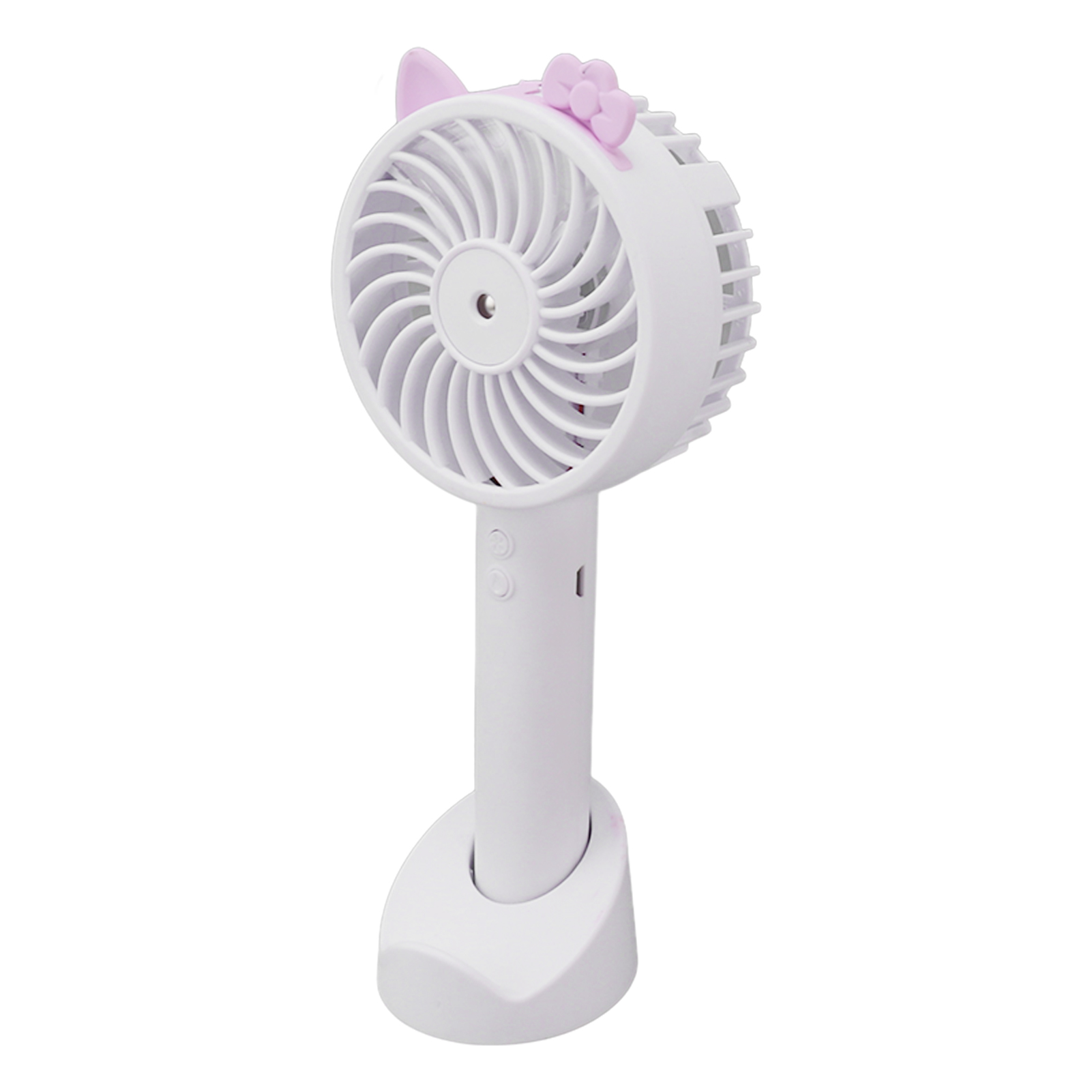 Mini-tragbarer Usb-ventilator Mit 2-in-1-funktion, Starker Luftstrom Mit 3 Einstellbaren Geschwindigkeiten, Leise Und Multifunktional, Im Taschenformat Mit Erfrischendem Zerstäuber