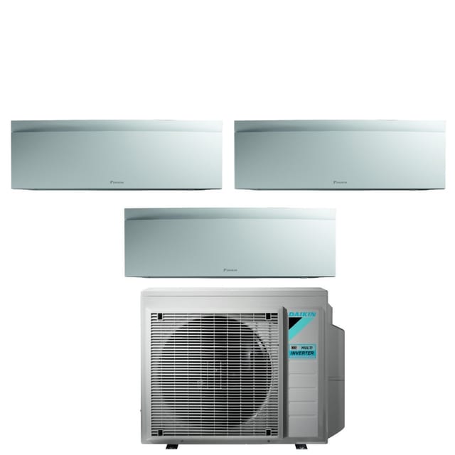 Daikin Bluevolution Trial Split Inverter Klimagerät Serie Emura White Iii 9+9+18 Mit 3mxm68n R-32 Wi-fi Integrated 9000+9000+18000 Farbe Matt Weiß - Italienische Garantie