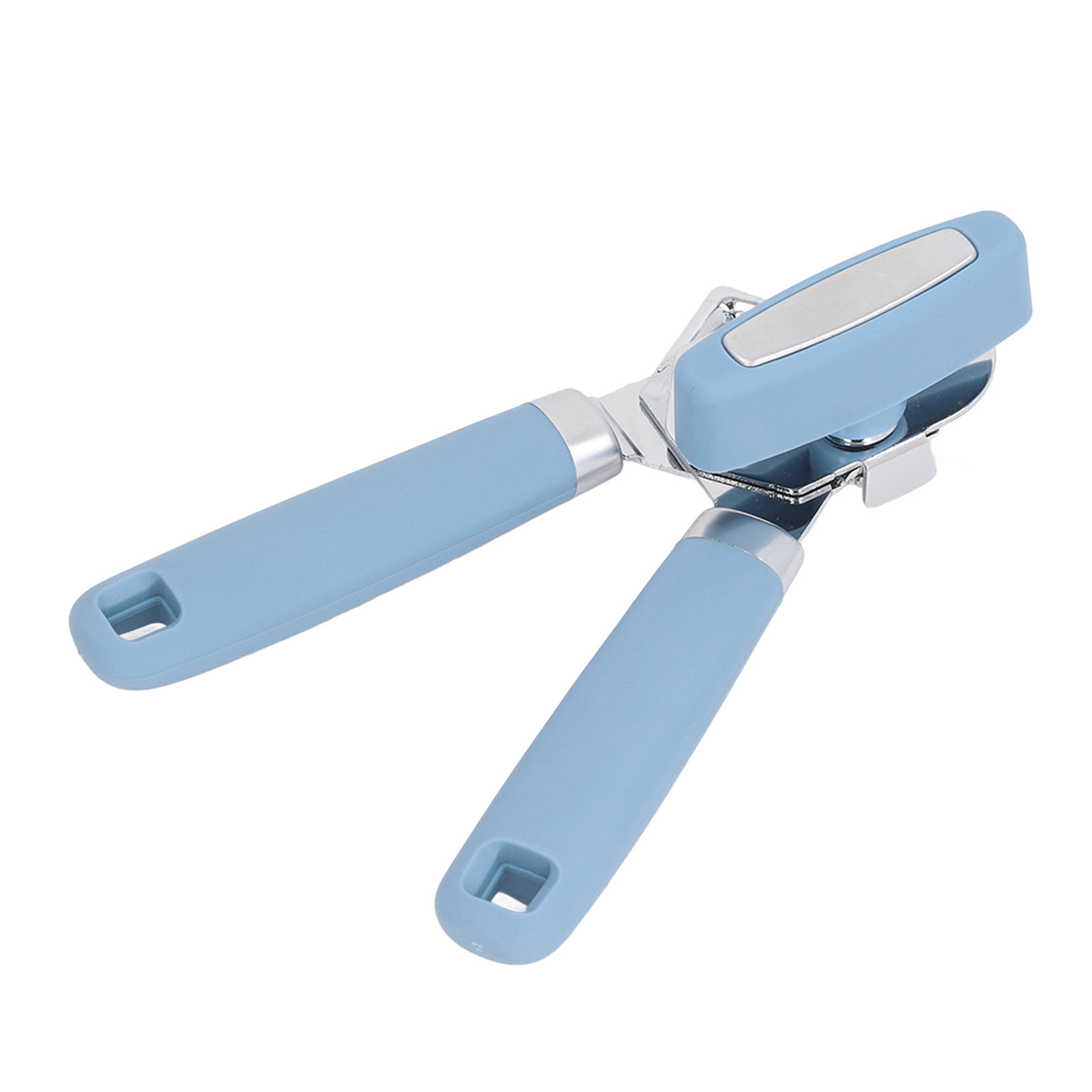Tragbarer, Effizienter Und Ergonomischer Multifunktions-dosenöffner Mit Manueller Bedienung, Kraftsparend, Mit Flaschenöffner, Ideal Für Zuhause, Camping, Reisen, Seeblau.