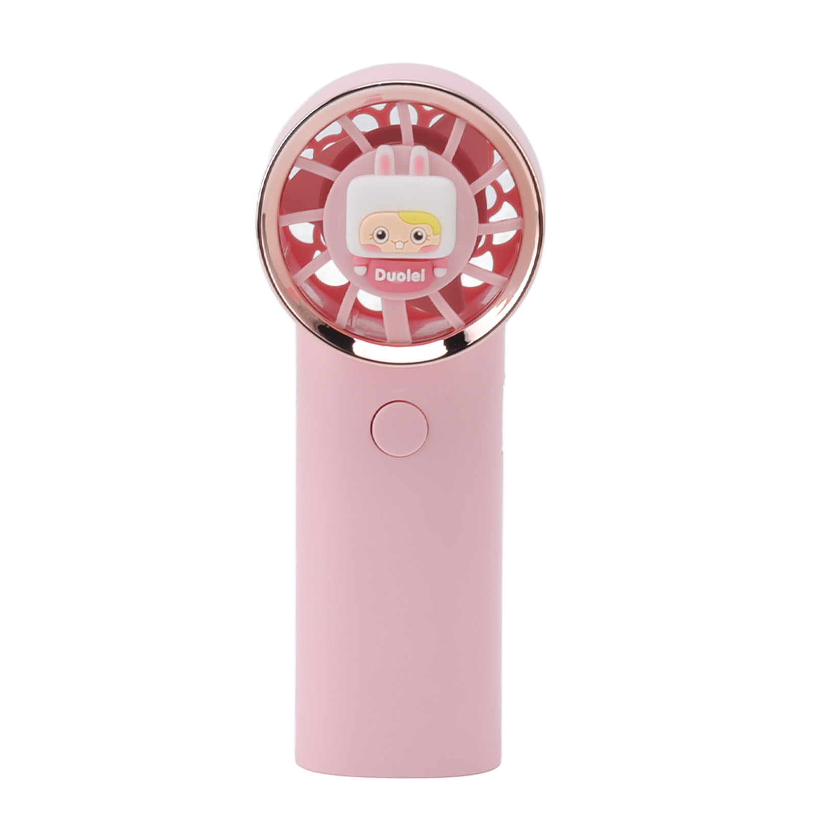 Mini-handventilator, Usb-aufladbar, Kabellos, Ideal Zum Einkaufen, Für Schule, Fitness, Outdoor-aktivitäten Und Lernen, Pink