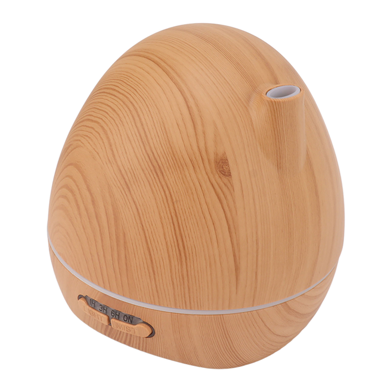 Geräuschloser 7-farbiger Led-aroma-diffusor, 300 Ml, Luftbefeuchter, 110–240 V, Für Schlaf- Und Wohnzimmer, Klare Maserung, Eu-stecker