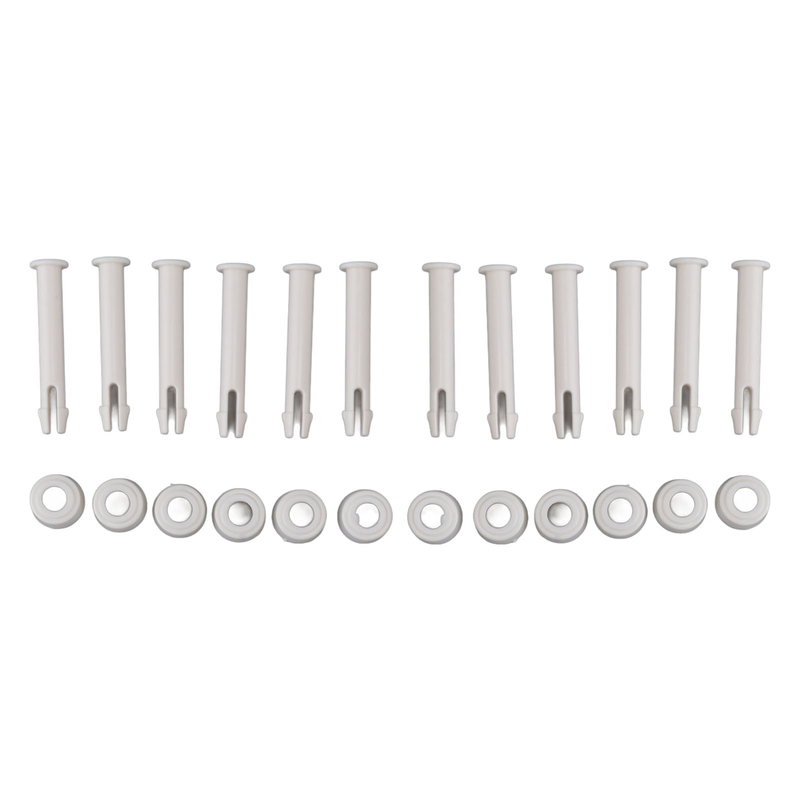 Packung Mit 12 Pvc-fittings Für Intex 28270 28272 Pools, Befestigungsset Mit Stiften, Schrauben Und Nägeln, 6 Cm/2,4 Zoll Verbindungen, Praktisches Zubehör Für Die Montage Von Rohrpools.