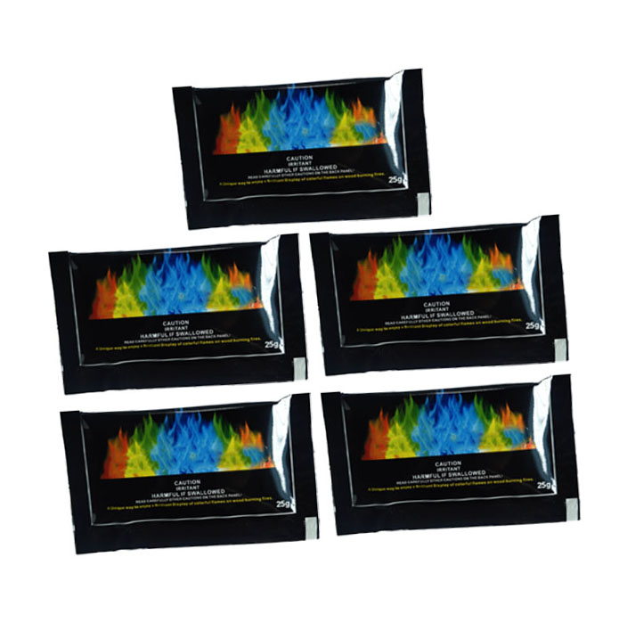 Beutel À 25 G Farbige Flammen – Grillen, Camping, Lagerfeuer, Party – Buntes Farbwechselpulver