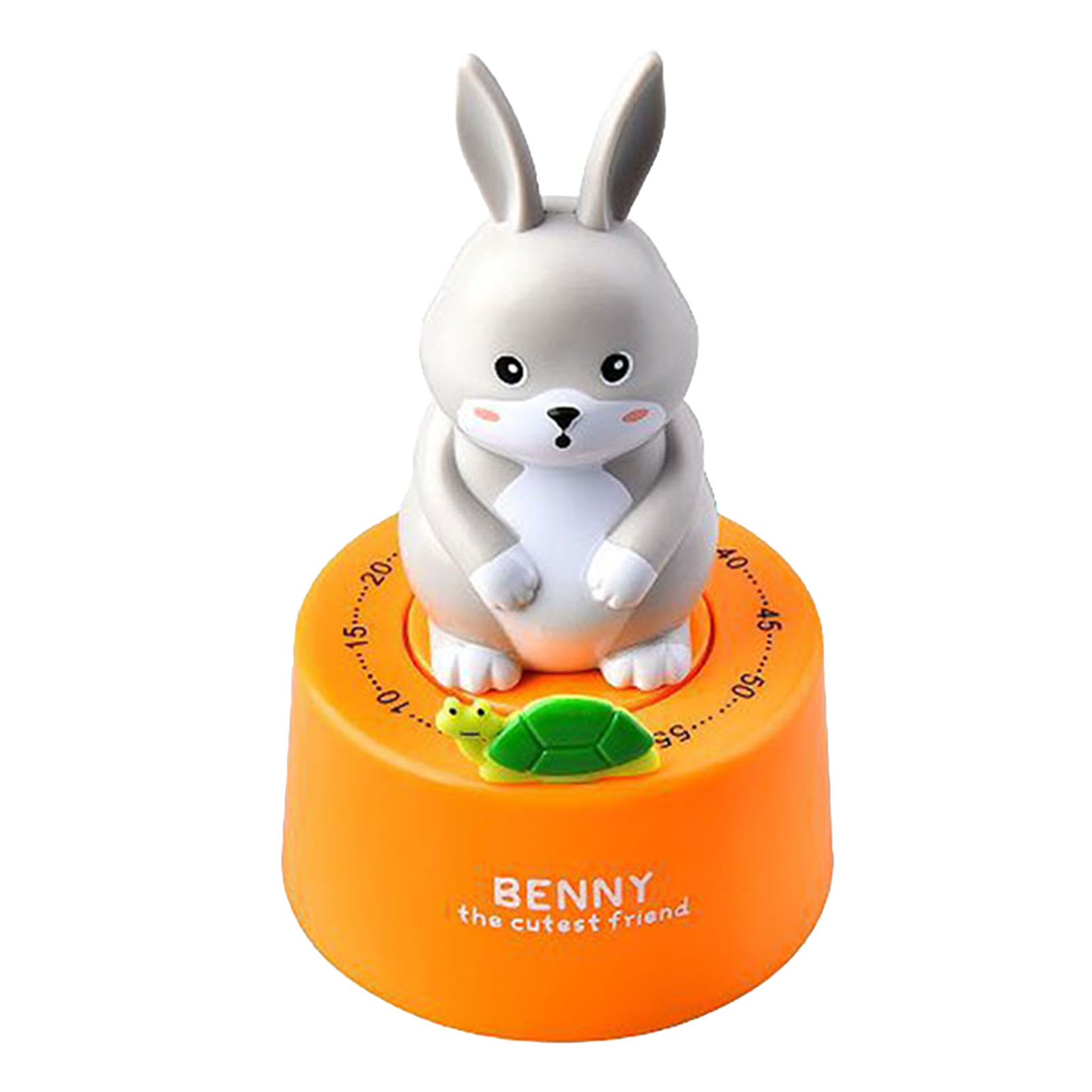Mechanischer Küchentimer (60 Minuten), Niedliches Tiermotiv, Visueller Countdown-timer Zum Kochen, Lernen, Sport, Als Dekoration, Weihnachtsgeschenk, Rb713 Orange