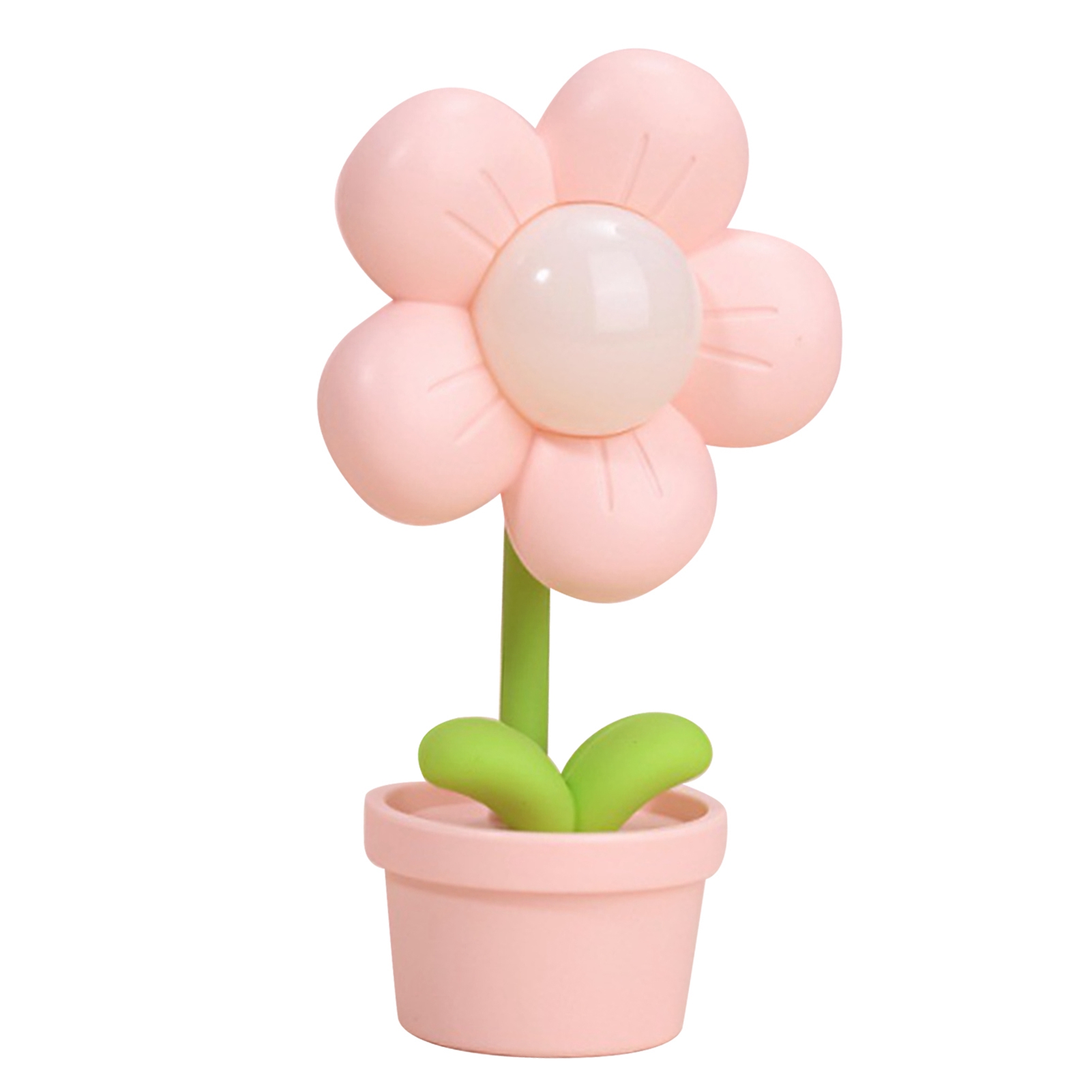 Blumenlicht Für Kinder, Sanftes Nachtlicht, Faltbare 360°-usb-wiederaufladbare Nachttischlampe, Rosa, Für Schlafzimmer Oder Wohnzimmer