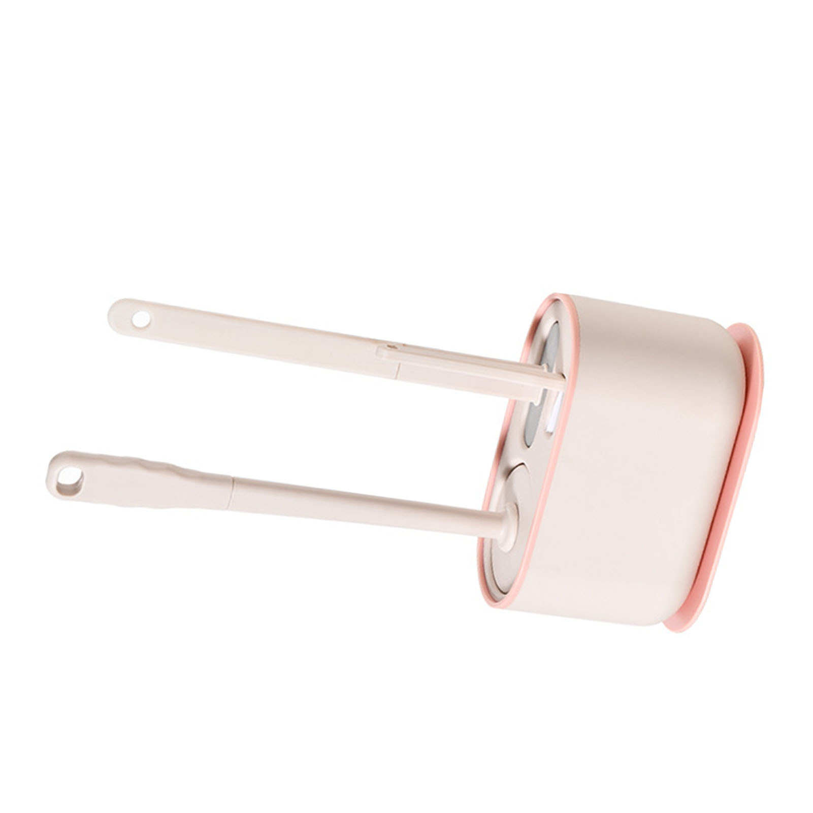 Wc-bürste Mit Wandhalterung, Langer Griff, Tropffrei, Reinigt Ecken Mühelos, Sakura-rosa, Badezimmer-set