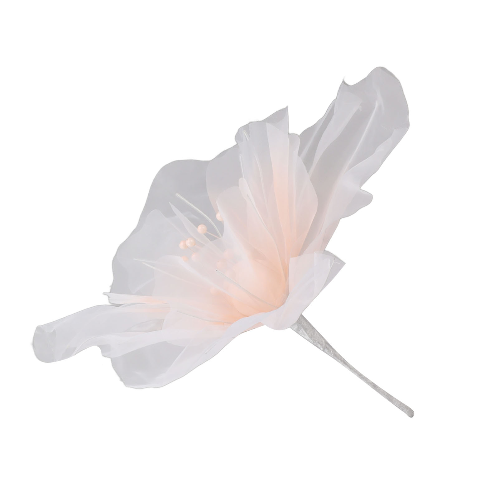 Rosa Organzablütenblätter, 50 Cm Durchmesser, Leuchtende, Weiche, Wiederverwendbare, Handgefertigte Tüllblume Für Hochzeits- Und Familienfotos
