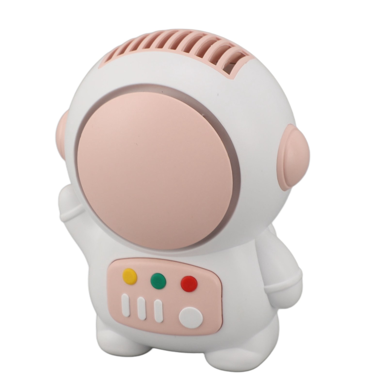 Pinkfarbener Astronautenventilator, Usb-aufladbar, Leise, Ohne Rotorblätter, 2 Einstellbare Geschwindigkeiten, Tragbar Für Den Außenbereich
