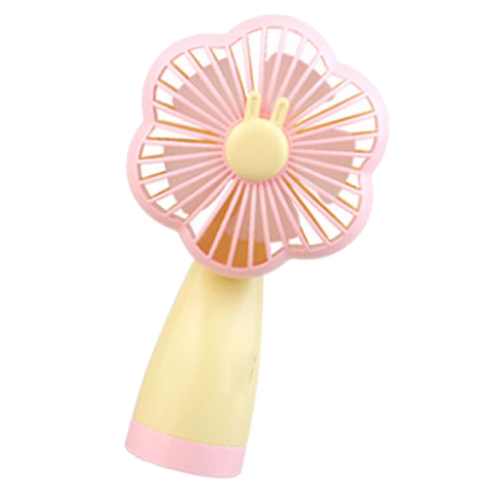 Mini-ventilator, Tragbar, Per Usb Aufladbar, Kompaktes Taschenformat, Integrierter Akku, Kirschrosa, Für Reisen