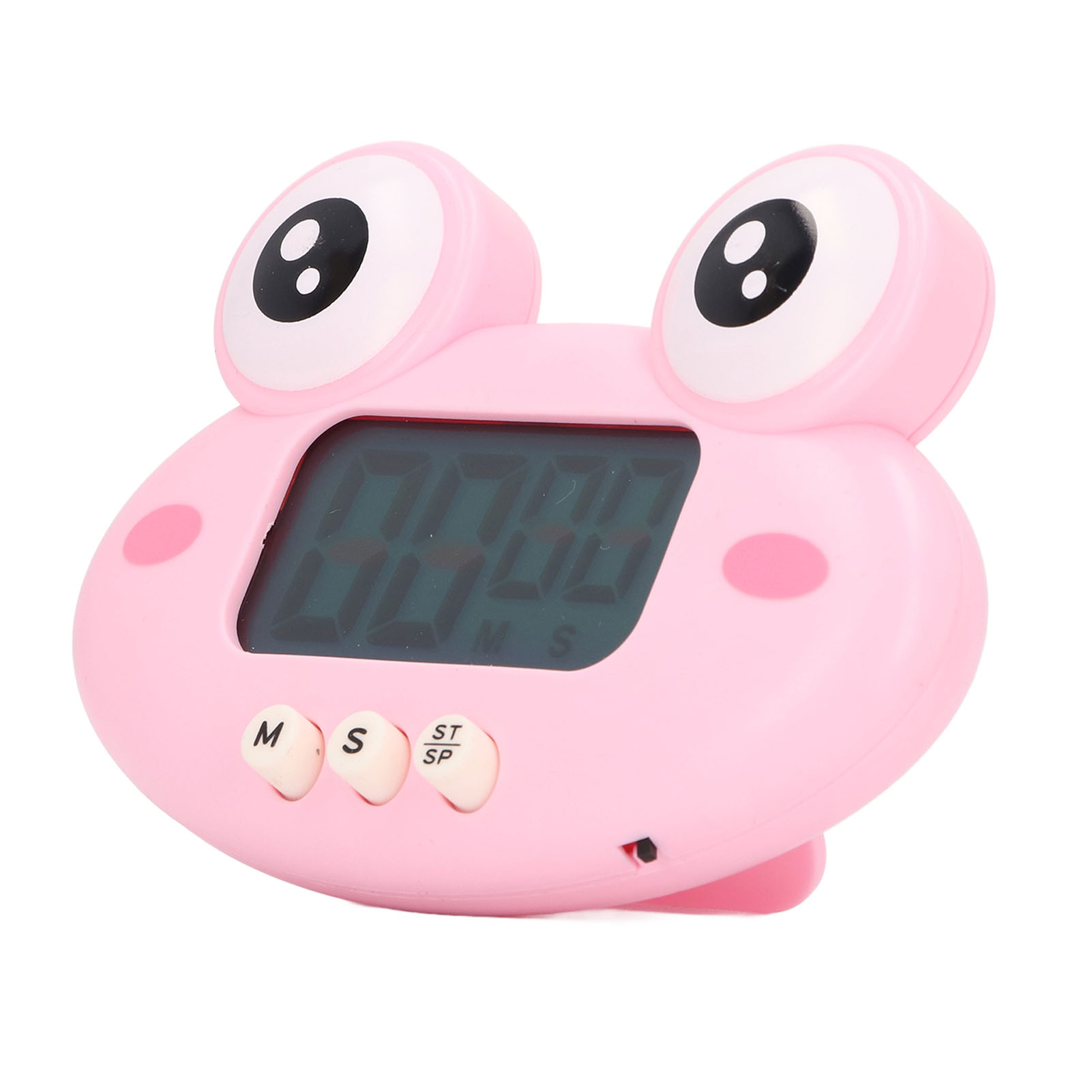 Niedlicher Digitaler Timer Aus Leichtem Und Tragbarem Abs-kunststoff Für Die Küche, Rosa Frosch-timer, Einfach Zu Bedienen, Kochstoppuhr
