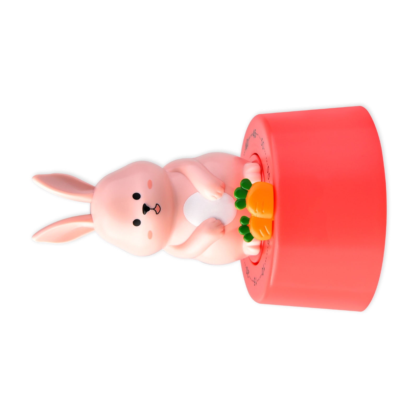 Mechanischer 60-minuten-timer Mit Tiermotiven, Magnetisch, Einfach Zu Bedienen, Mit Akustischen Und Optischen Signalen, Rot, Für Arbeitszimmer Und Küche