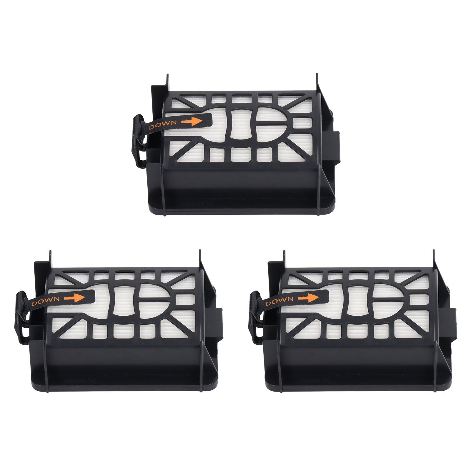 3er-pack Schwarze Ersatzfilter Für Die Saugroboter Av2501ae Und Av2502ae