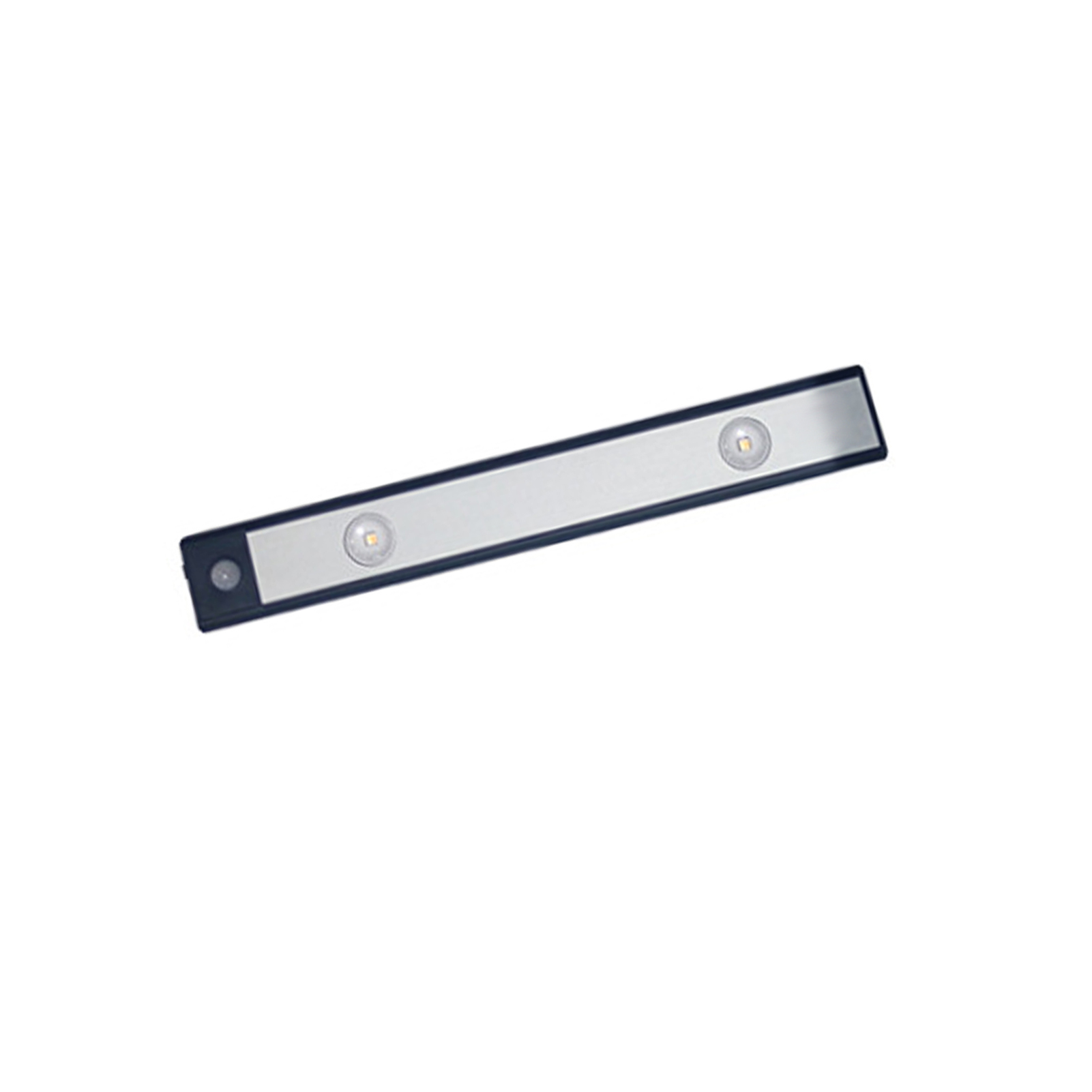 Ultradünne Led-ankleideleuchte Mit Bewegungssensor, Wiederaufladbar, Kabellos, Schwarz, 20 Cm/7,9 Zoll, Für Kleiderschrank Und Garderobe