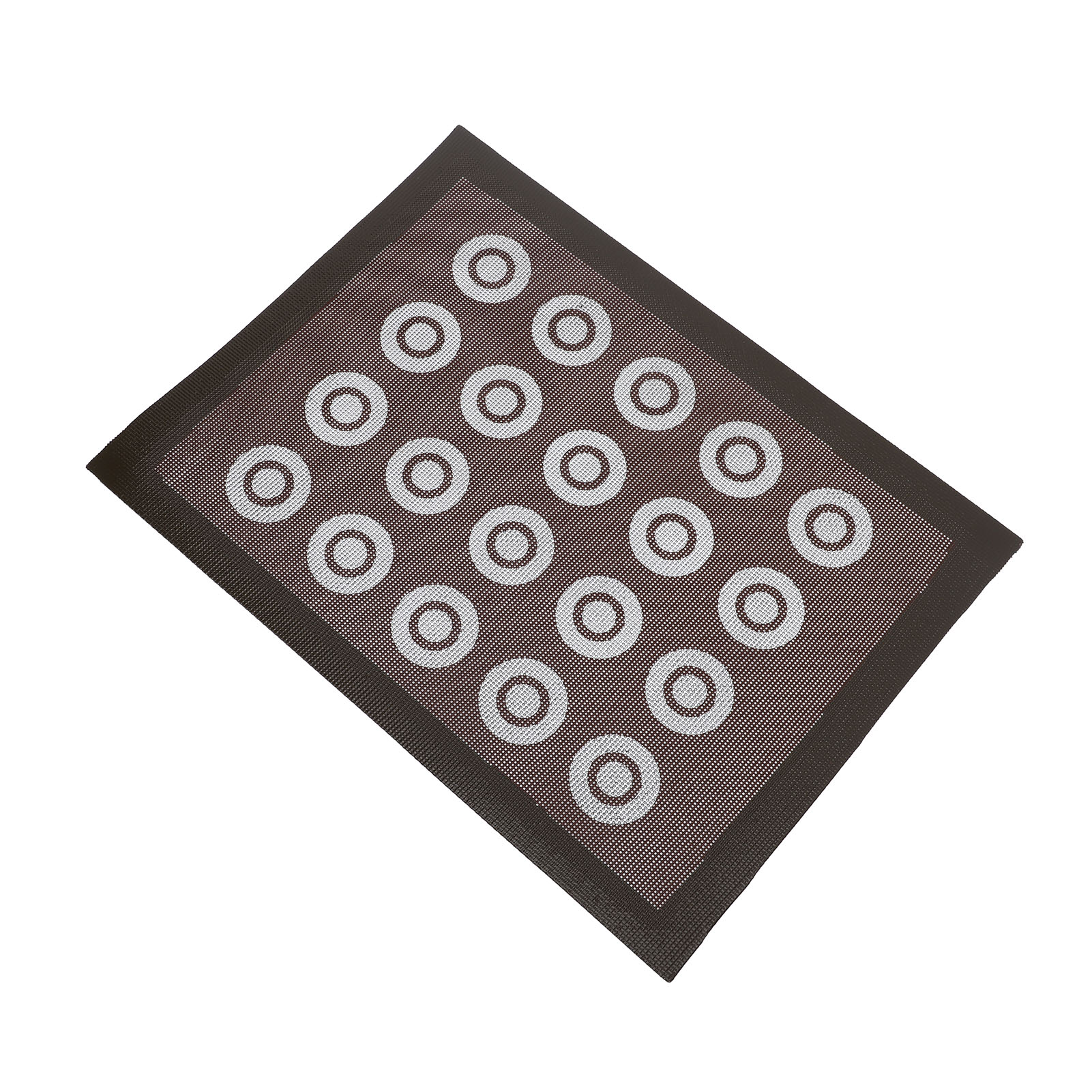 Runde, Antihaftbeschichtete Backmatte Aus Fiberglas, Hitzebeständig, Wiederverwendbar Für Brot Und Gebäck, Hohl, Schwarz