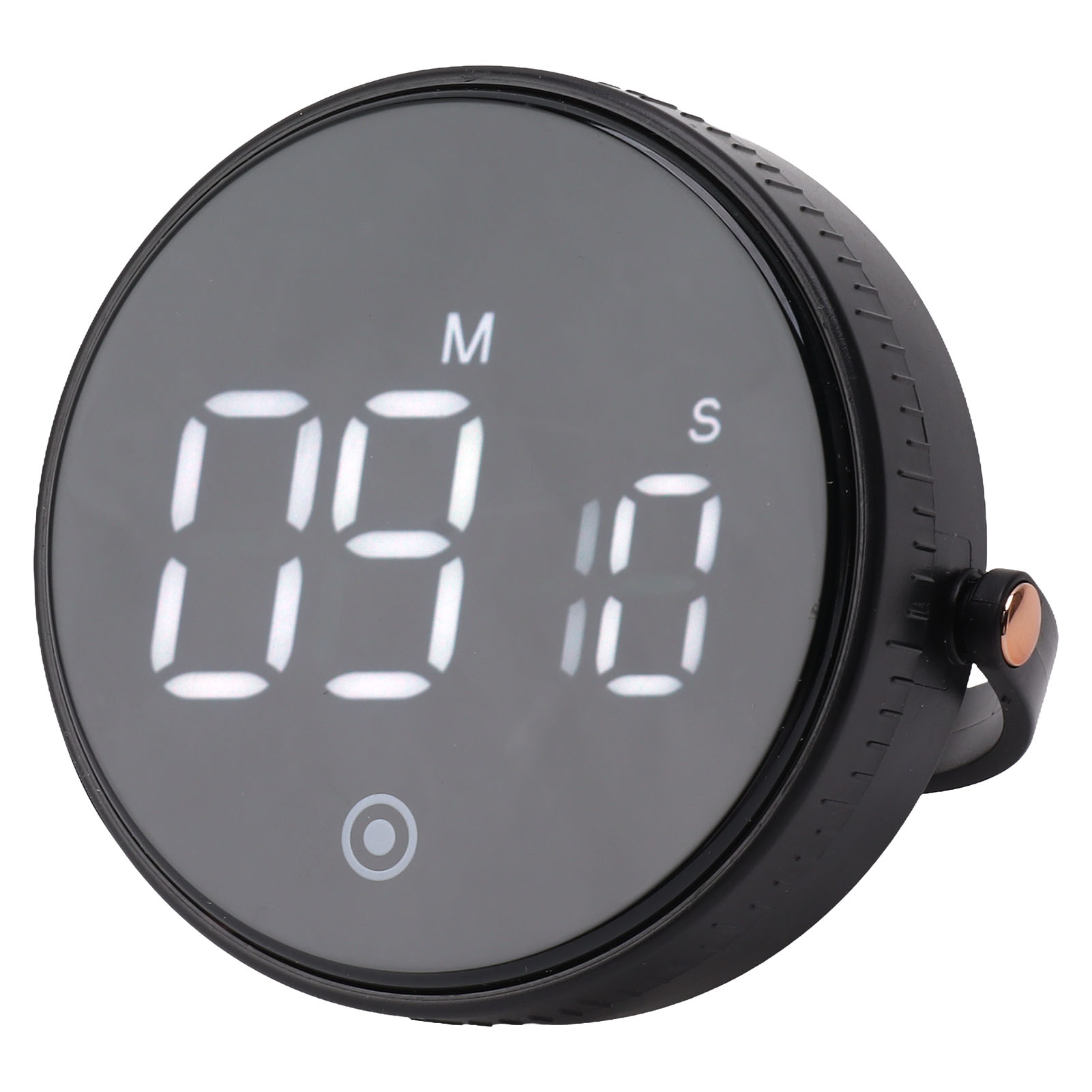 Digitaler Küchentimer Mit Drehbarem, Einstellbarem Lautstärkeregler Und Schwarzem Led-display Für Kochen, Fitness Und Hausaufgaben