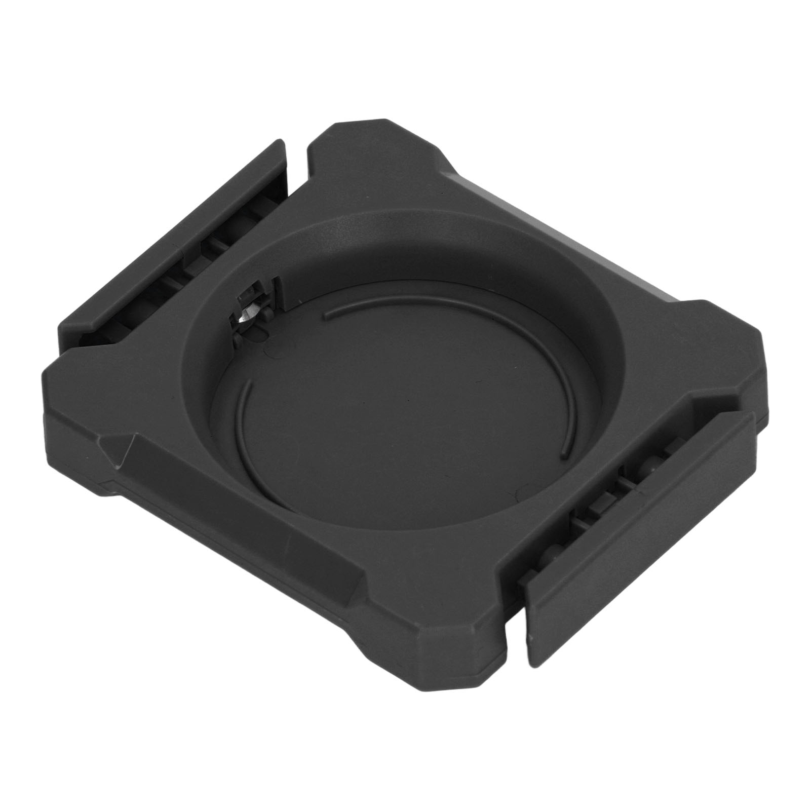 Tragbarer 2-in-1-bierdosenöffner Aus Abs-kunststoff, Druck- Und Drehmechanismus, Deckel Für Cocktails Und Getränke, Schwarz