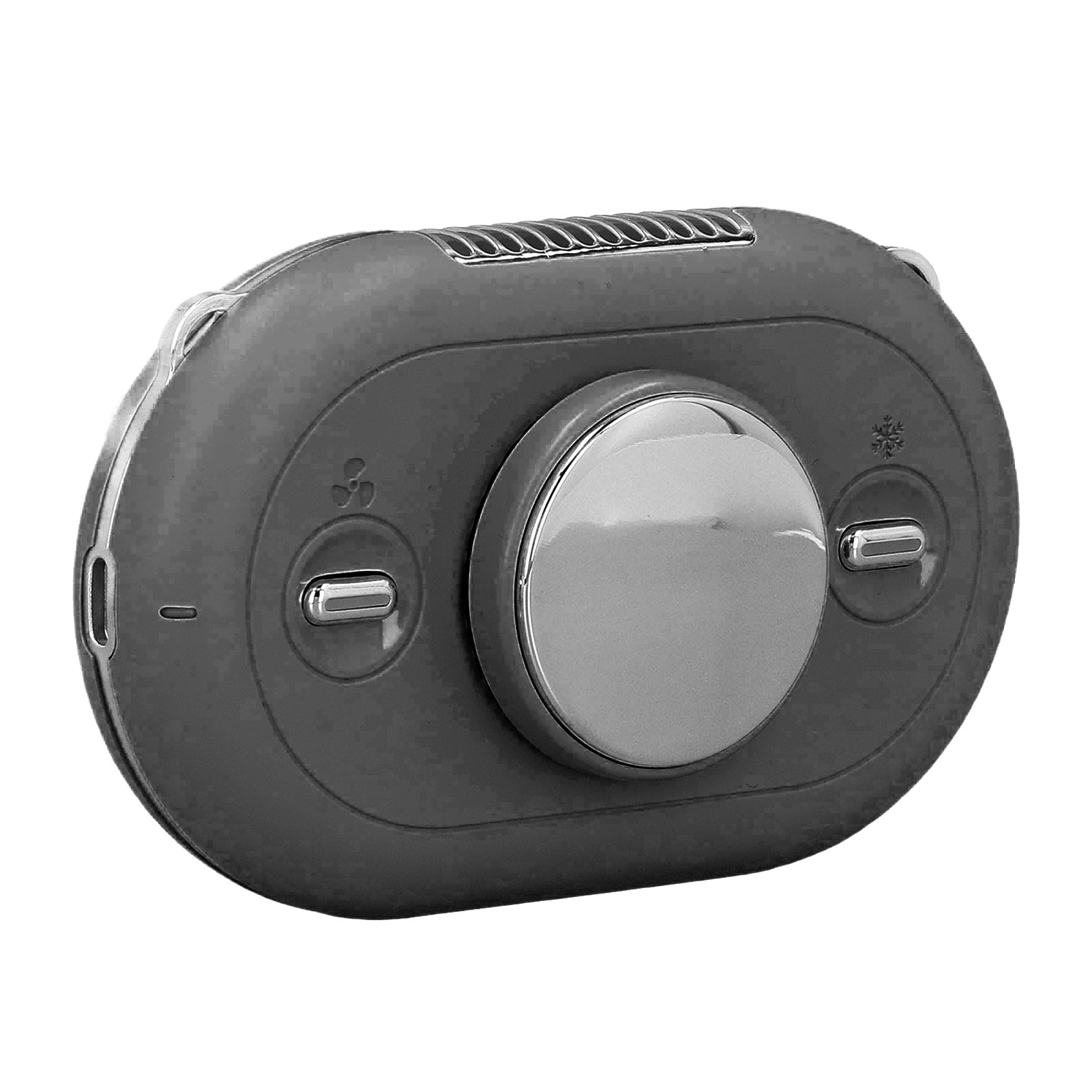 Zusammenklappbarer Nackenventilator, Usb-wiederaufladbarer Mini-ventilator Mit Verstellbarem Kabel Für Den Innen- Und Außenbereich, Schwarz