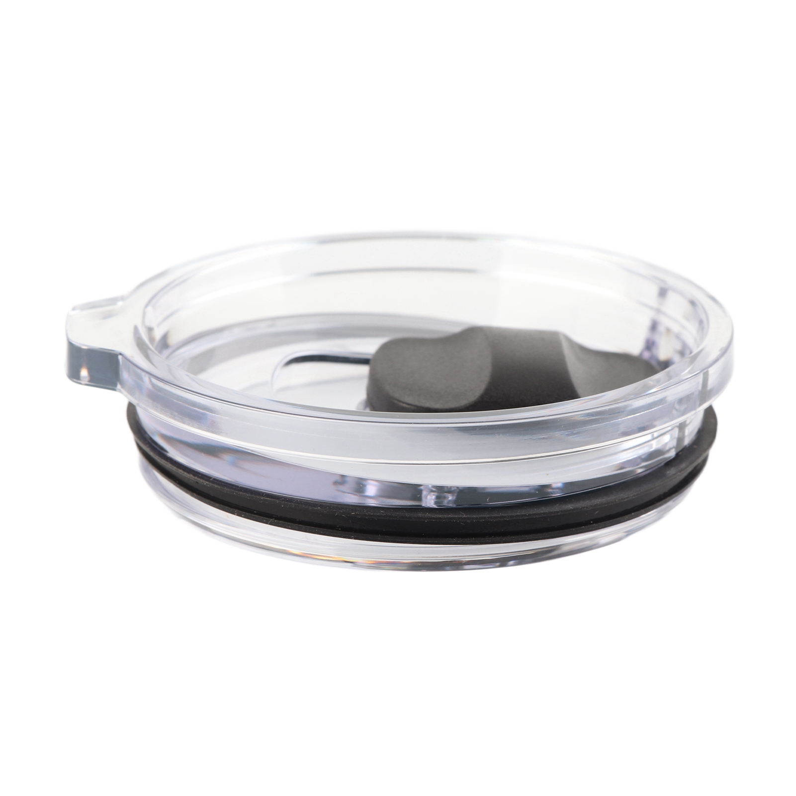 Auslaufsicherer Magnetdeckel Für Becher, Passend Für 20-oz-becher, 80 Mm Innendurchmesser, 86 Mm Außendurchmesser, Schwarz, Mit Magnetschieber