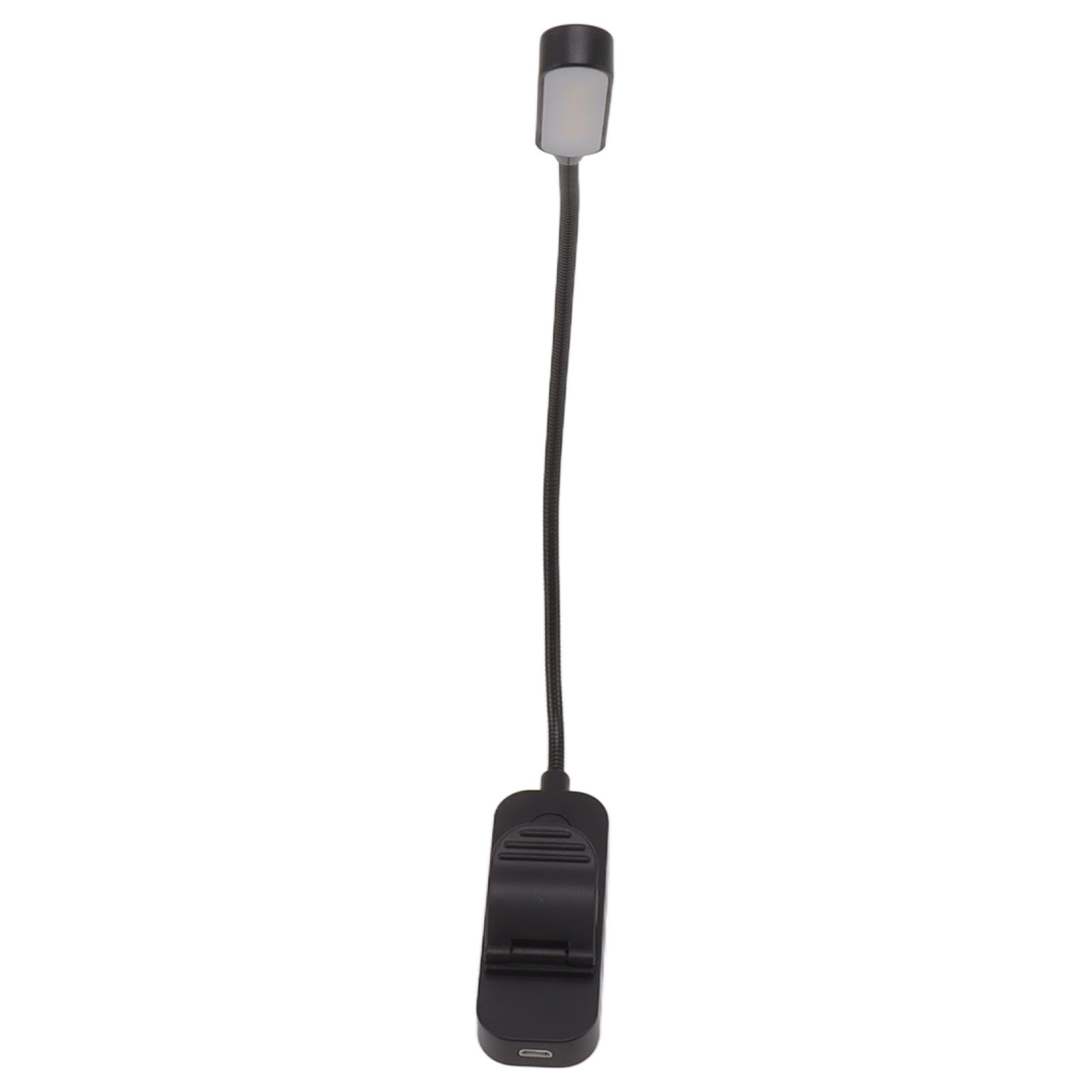 Wiederaufladbare Usb-leseleuchte Mit Clip, 8 Leds, 3 Modi + Stufenlose Dimmfunktion, Augenschutz, Einschlafhilfe, Schwarz