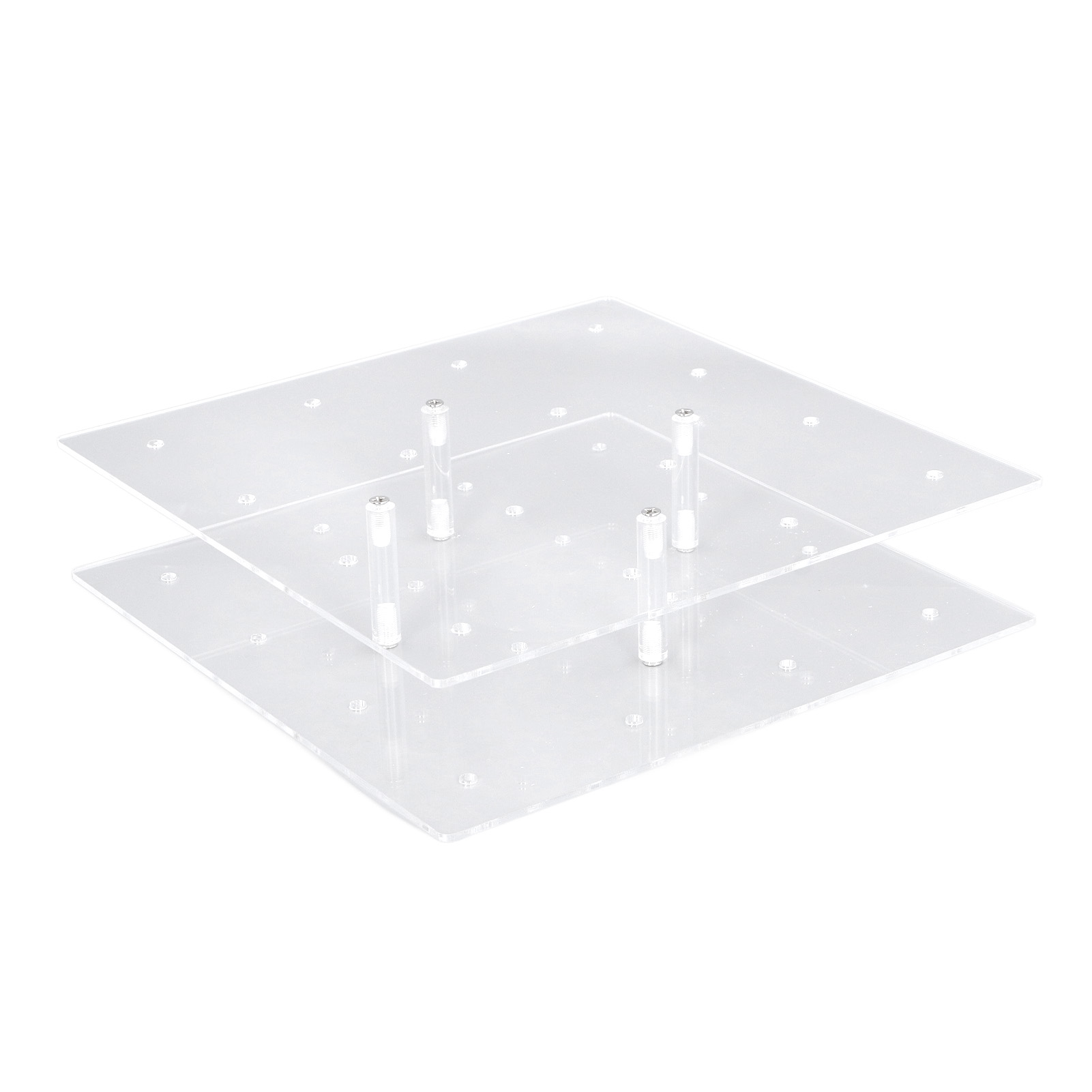 Transparenter Acryl-lollipop-ständer Mit 20 Löchern, Zweistöckiger Cake-pop-ständer Für Hochzeiten, Geburtstage Und Partys