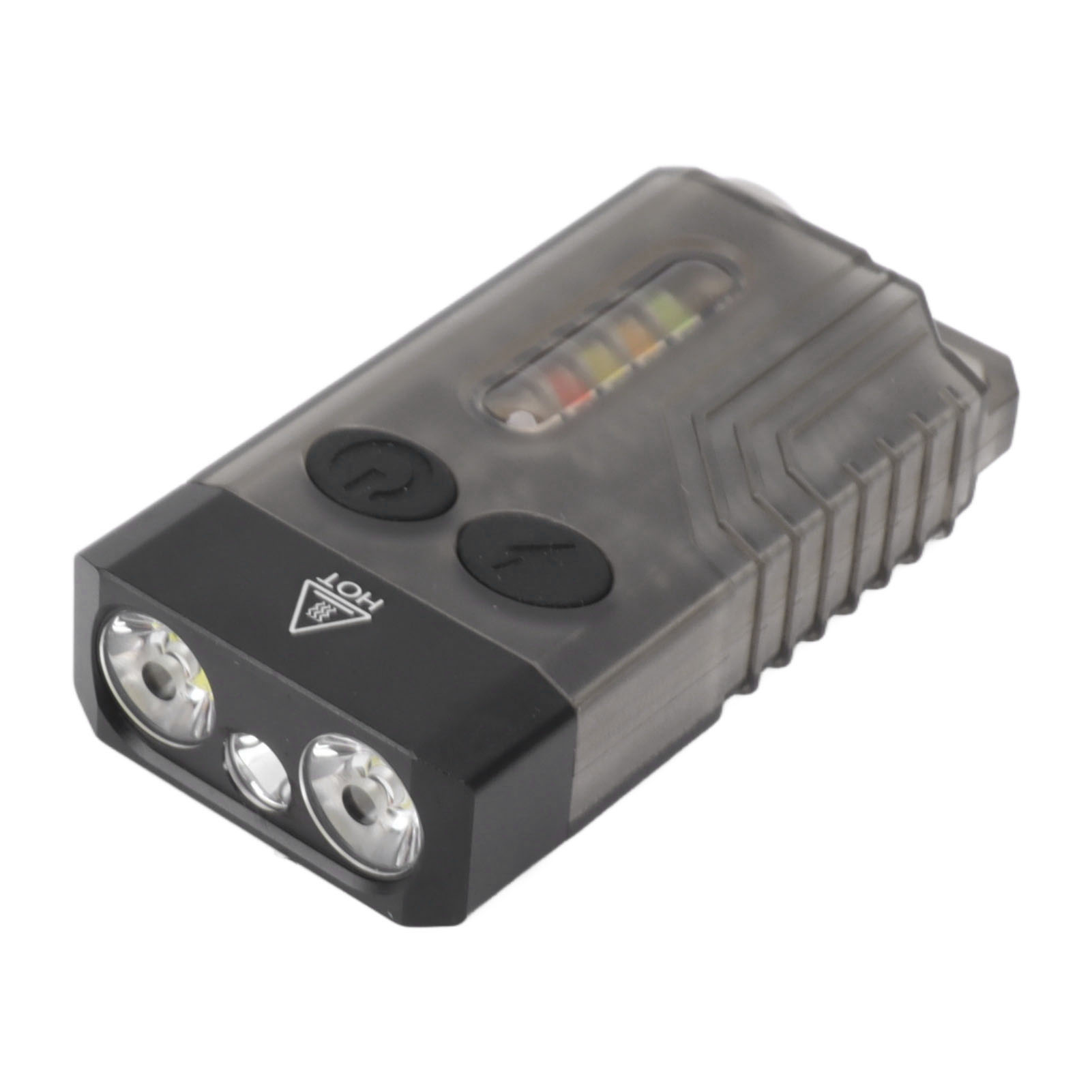 Mini-taschenlampe Mit Wiederaufladbarem Akku, Akustischem Signal Und Schlüsselanhänger, Ideal Für Camping, Wandern Und Outdoor-aktivitäten. Lila Licht, 365 Nm Wellenlänge.
