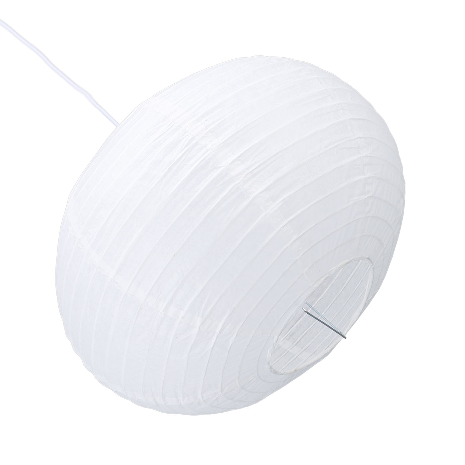 Runde, Weiße Papierlaterne, Dekorativ, Mit Sanftem Licht, Einfach Aufzubauen Und Aufzuhängen, Ideal Für Schlaf- Oder Wohnzimmer. 220-v-eurostecker.