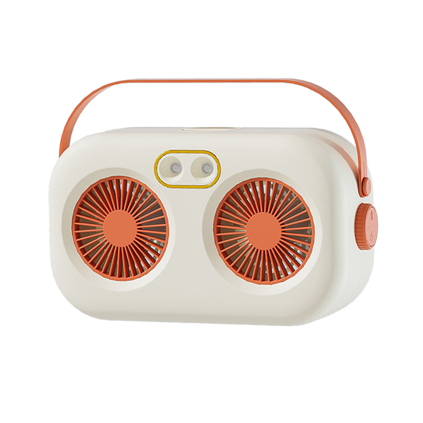 Tragbarer Usb-ventilator Mit Sprühfunktion, Doppelsprühfunktion, Tisch-luftbefeuchter Für Zuhause, Büro Und Reisen (weiß).