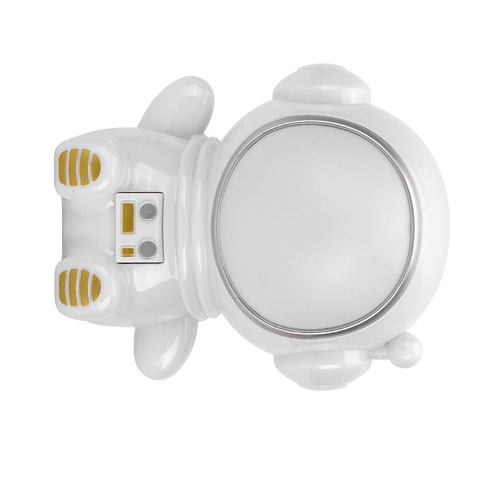 Led-nachtlicht Mit 3 Modi, Niedliches Astronauten-design, Usb-anschluss, Weiß, Für Schlafzimmer Und Studentenwohnheim