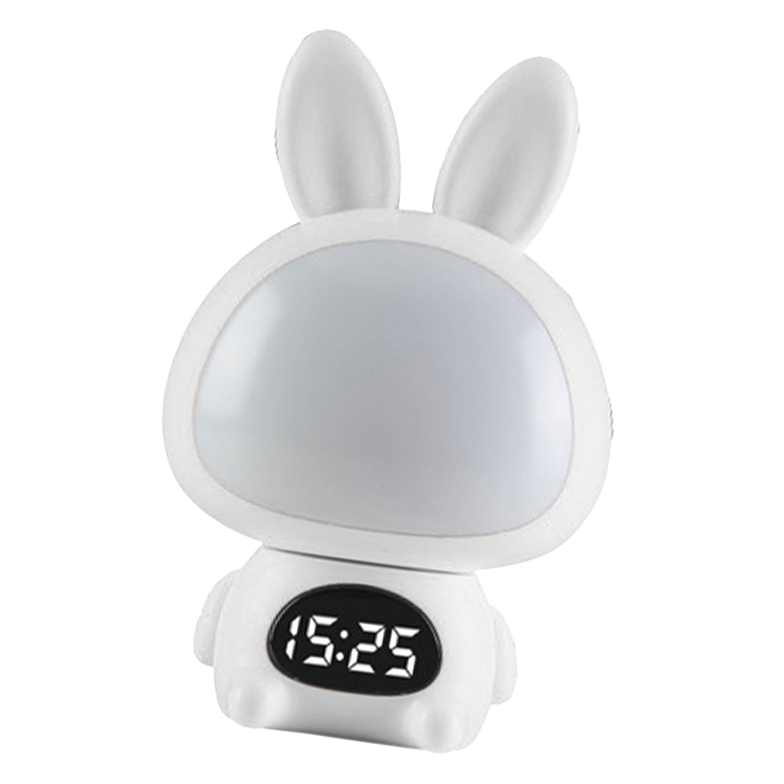 Weißes Kaninchen Led-nachttischlampe, Monochromer Stil, Wand-nachtlicht Mit Fernbedienung, Augenschutz, Direktstecker, Ideal Für Babyzimmer Und Nächtliches Füttern
