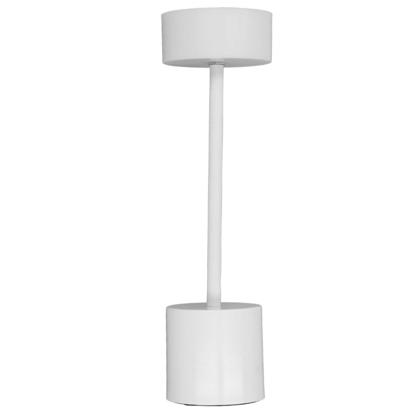 Berührungsempfindliche, Kabellose Led-tischleuchte, Stufenlos Dimmbar, 3 Beleuchtungsmodi, 2000-mah-akku, Usb-aufladbar, Weiß, Für Schlafzimmer Und Büro.