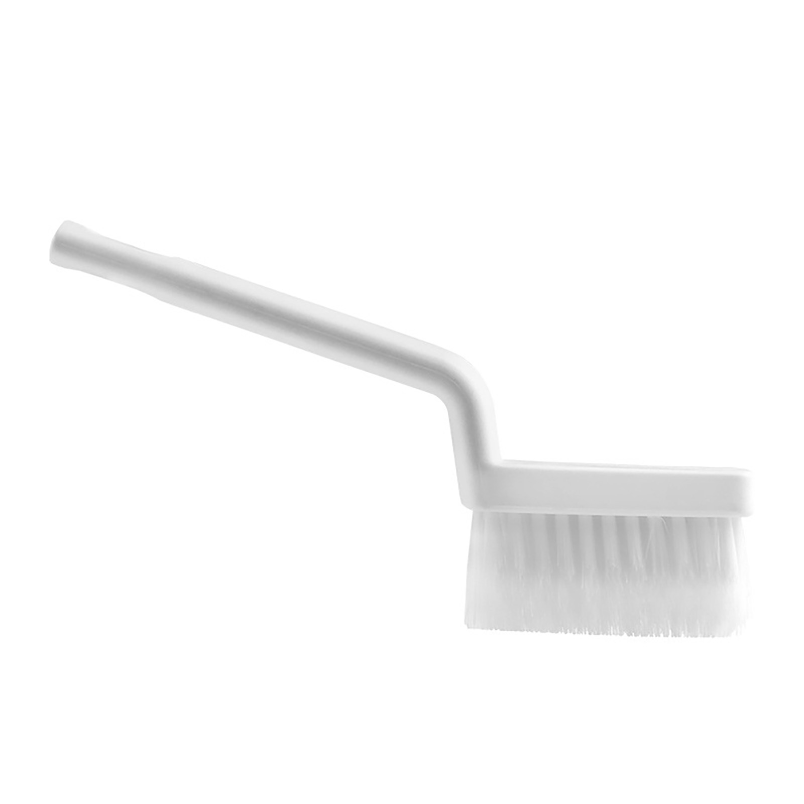 Reinigungsbürste Mit Flexiblen, Steifen Borsten, Komfortablem, Ergonomischem Griff, Für Bad, Fliesen, Küche, Fußböden, Enge Zwischenräume, Weiß.