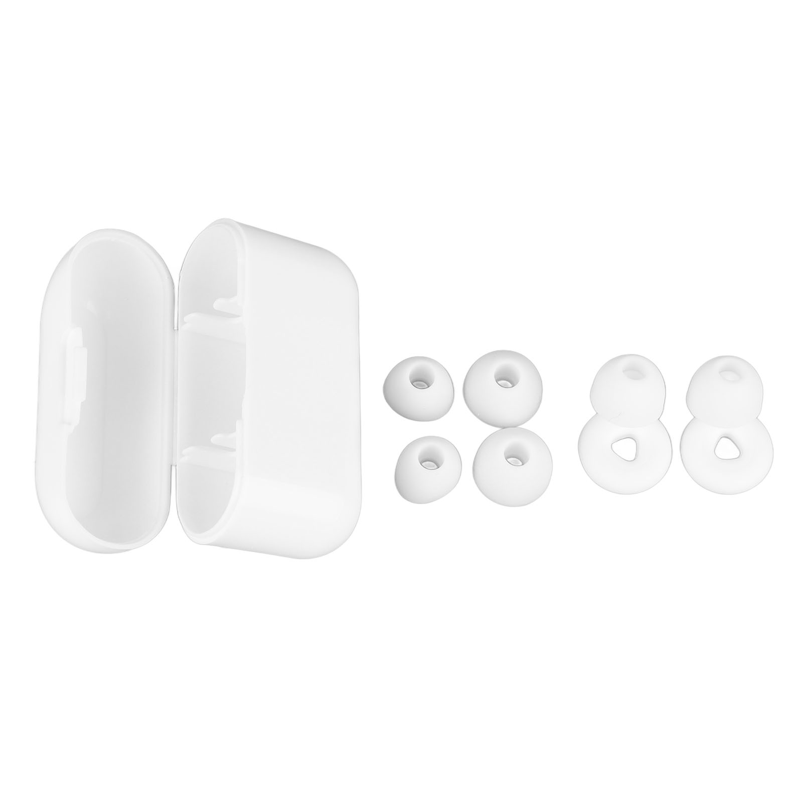Wiederverwendbare Weiße Silikon-ohrstöpsel, 3 Paar, Wasserdicht, Geräuschdämpfend, Ringform, Geräuschreduzierung Zum Schlafen Und Schwimmen.