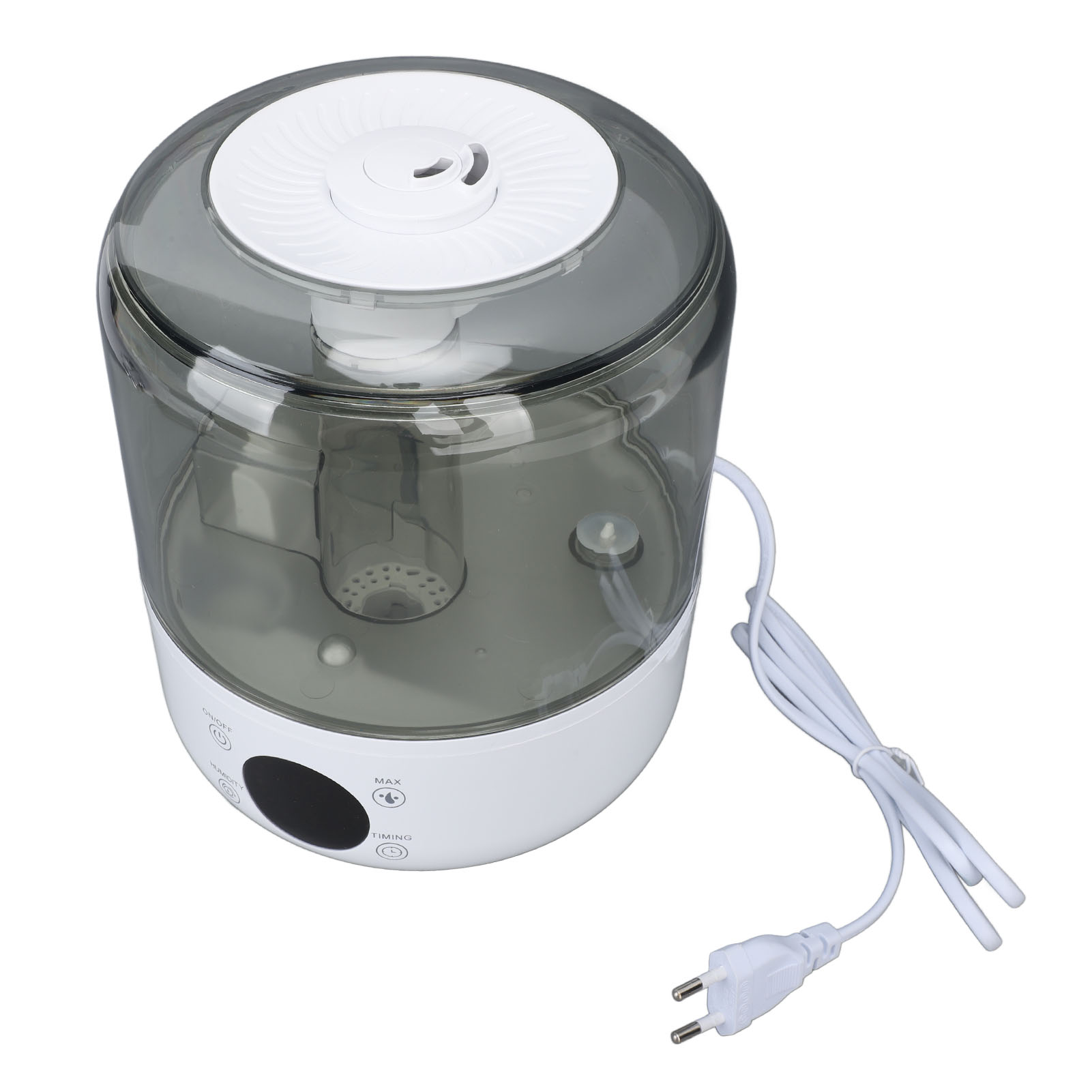 Leiser Luftbefeuchter, 3 Liter Fassungsvermögen, Einstellbare Nebelstärke, Zwei Sprühmodi, Für Büro/schlafzimmer, Eu-stecker 110–220 V, Weiß