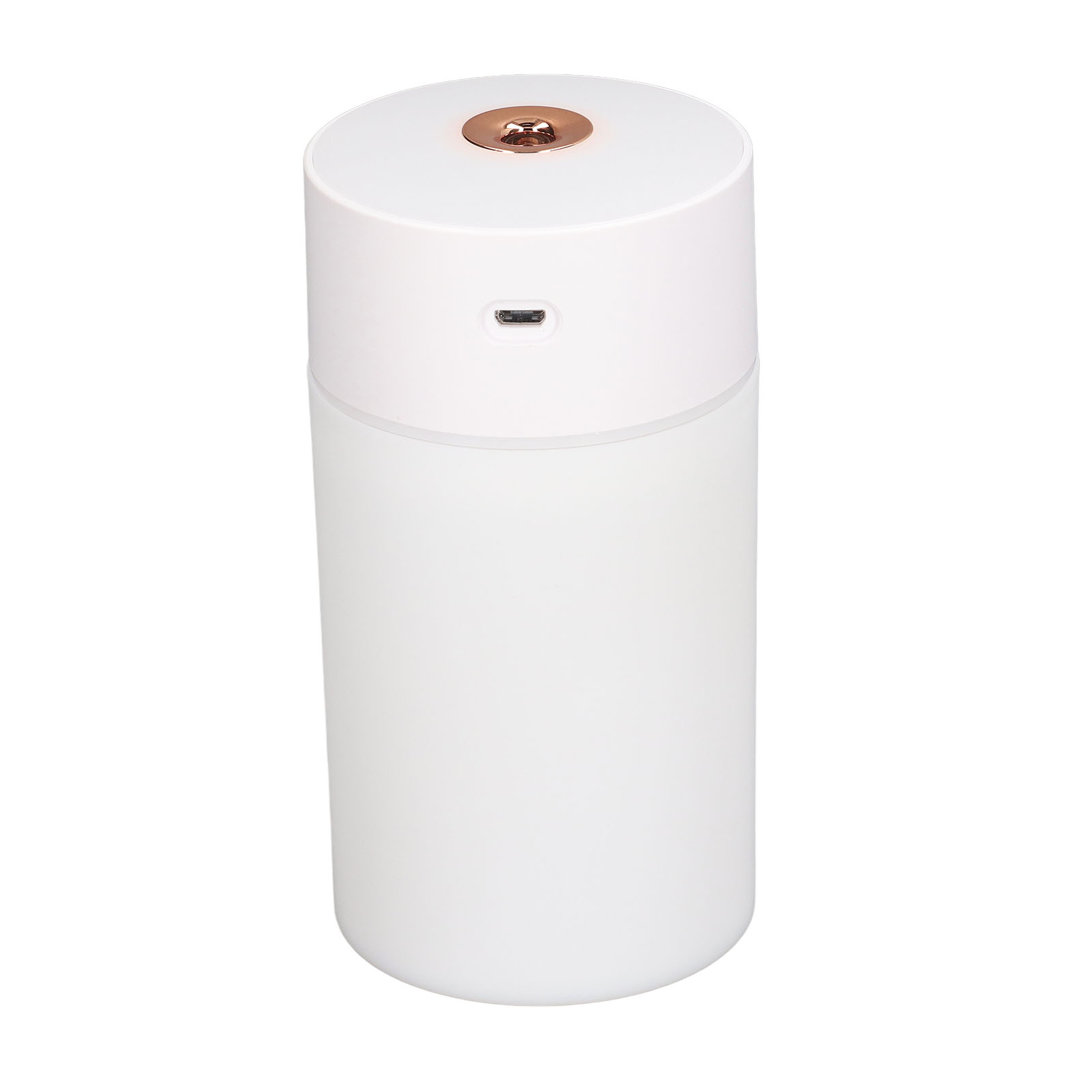 Tragbarer 300-ml-mini-luftbefeuchter Mit Usb-anschluss Und Farbigem Licht Für Auto, Zuhause, Büro Und Reisen, Weiß