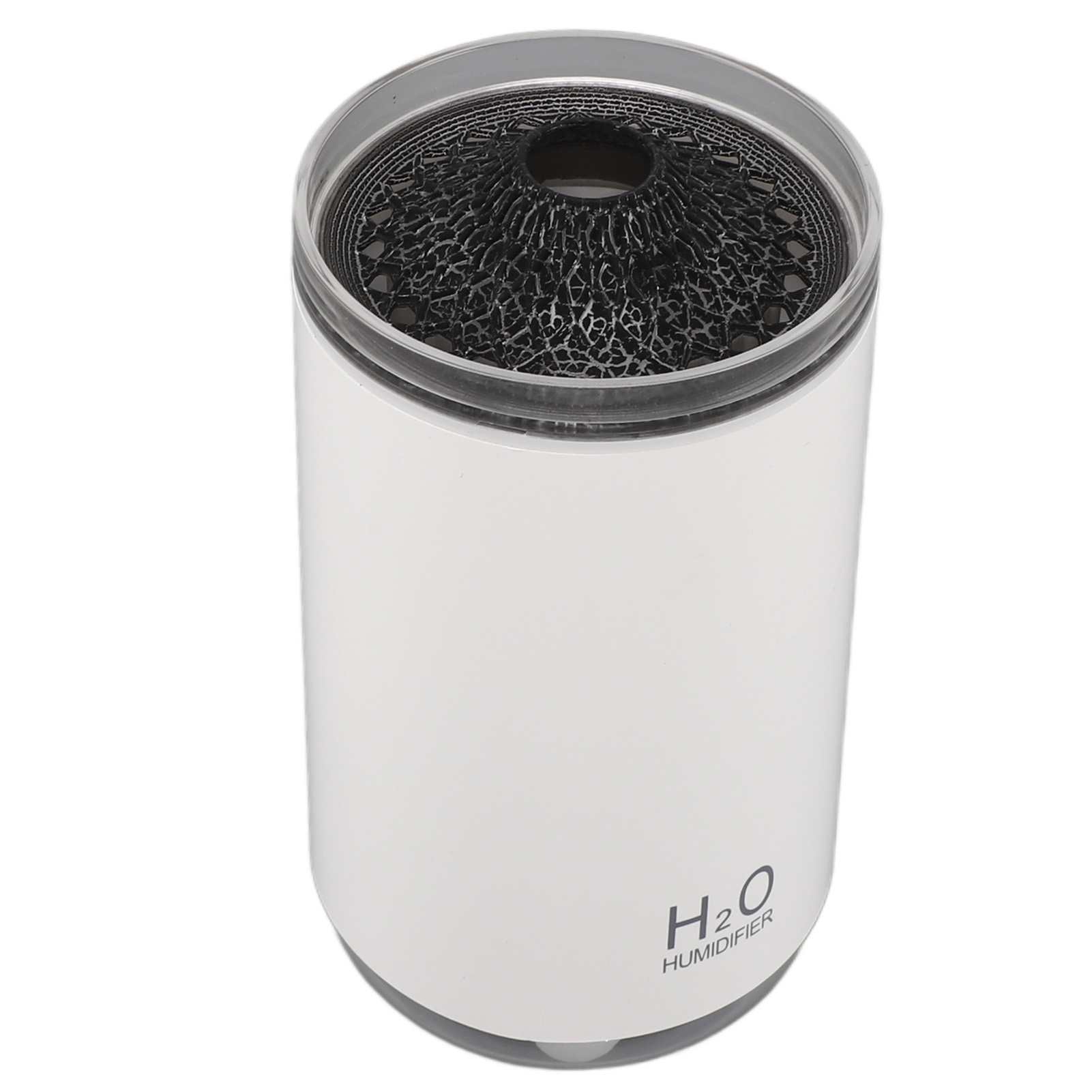 Weißer Duftdiffusor Mit Farbverlauf, Led-flammensimulation, Usb-wiederaufladbar, 250 Ml, Luftbefeuchter Für Zuhause, Reisen Und Büro.