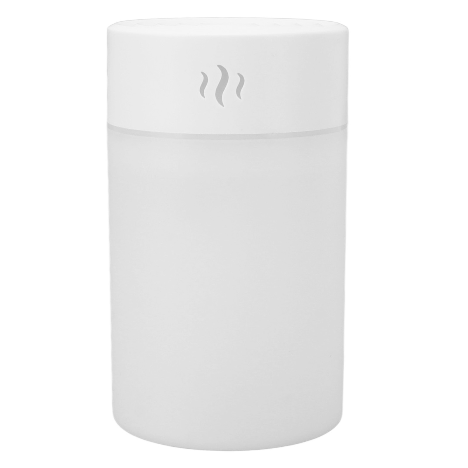 Mini-luftbefeuchter 260 Ml, Mehrfarbige Led, Usb-aufladbar, Schlichtes Weiß, Tragbar Für Büro, Schlafzimmer, Auto
