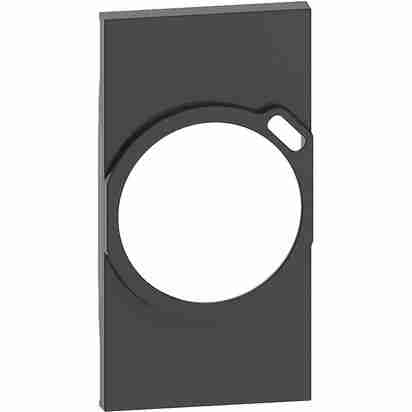 Btikg63 Abdeckung Für Deutsche Steckdose + Usb-kombisteckdose – 2 Module, Schwarz