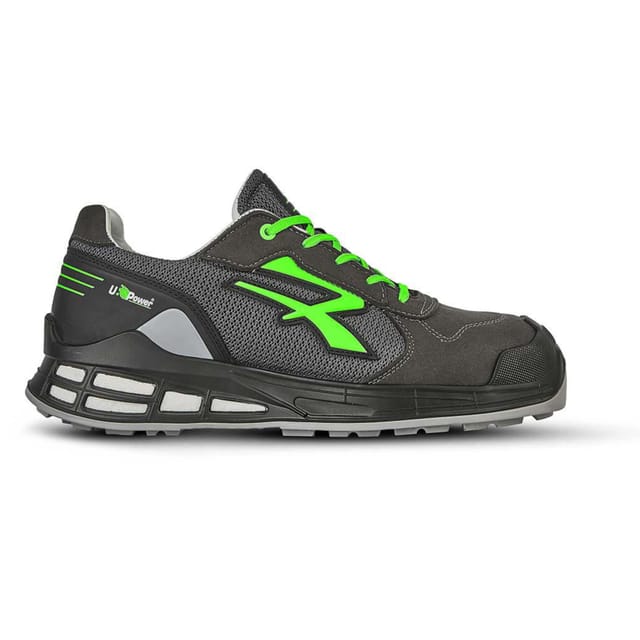 U-power Egon S1p Src Esd-sicherheitsschuhe - 46 Eu - Antracita/verde