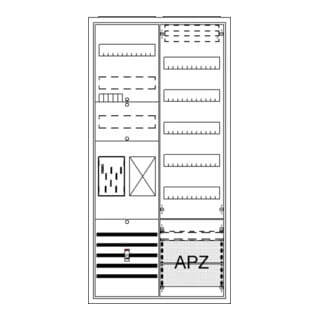 Abb Striebel & John Ba27cb Komplettschrank, Ap Bke-i, A27 1z1r1v5a2