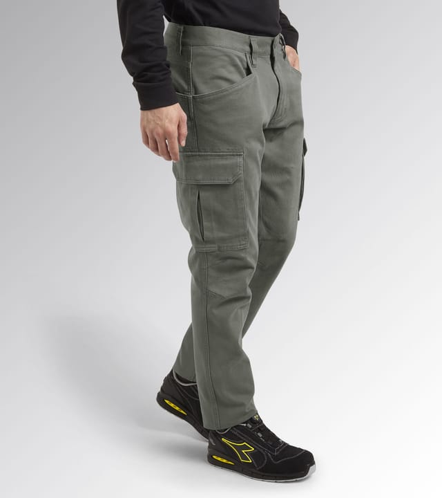 Diadora - Utility Cargo Pant Moscow Stretch-arbeitshose - Xl - Grau