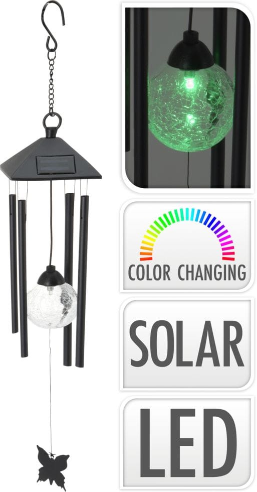 Led Solarleuchte Windspiel Solarleuchte