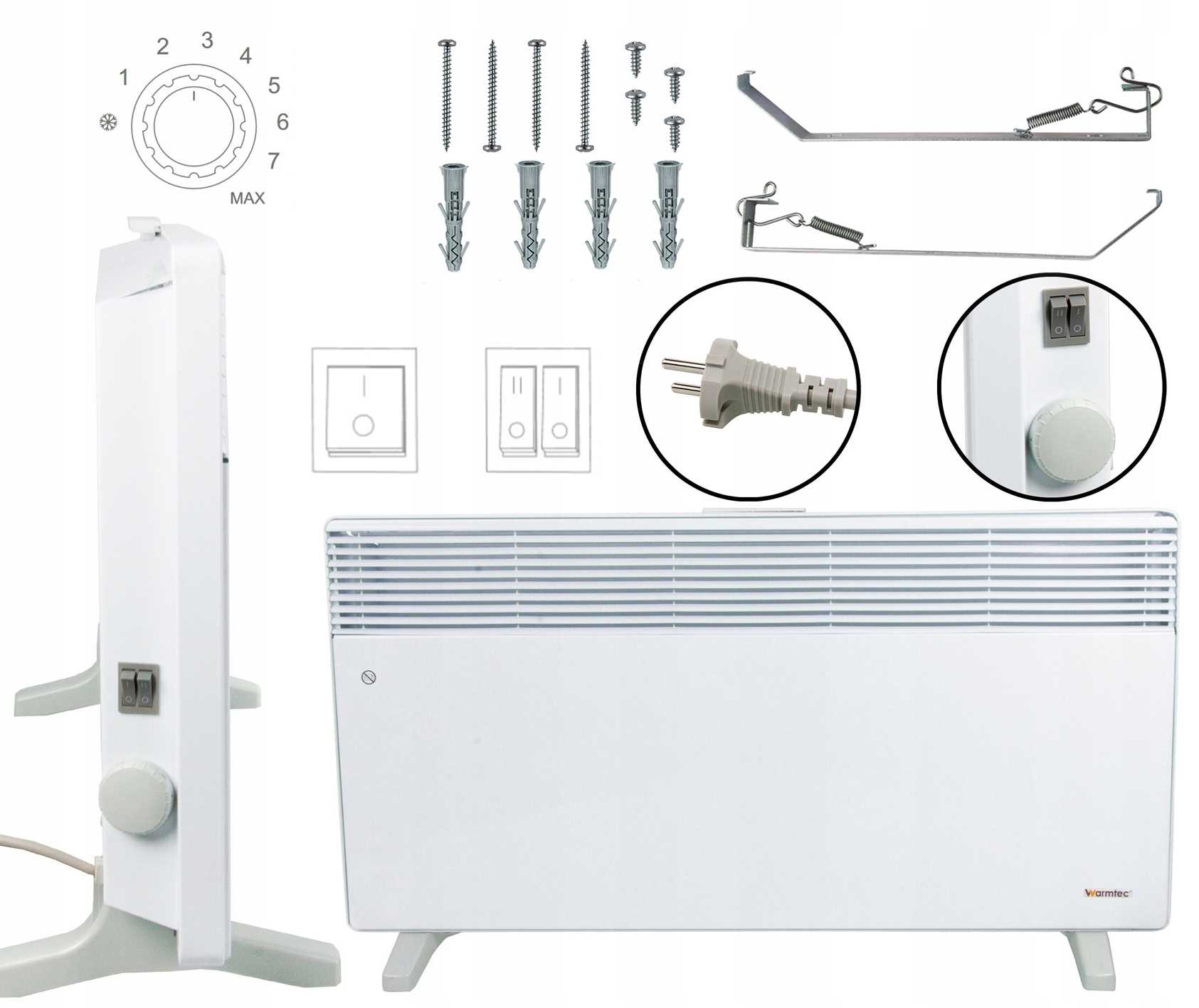 Warmtec Ewx-2500w Elektrische Wandheizung