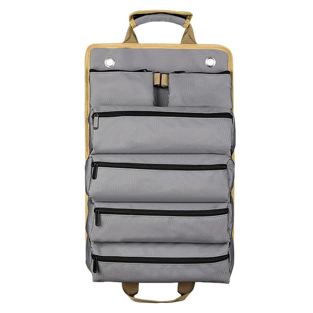 Elektriker-set, Rollentyp, Elektrikertasche, Aufbewahrungstasche, Hängetasche, Im Auto Montiertes Hardware-set, Grau