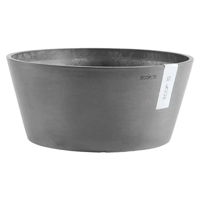 Ecopots Frankfurt 30 Blumentopf – L 30,6 Cm X H 15,6 Cm – Grau – Innen- Und Außenbereich
