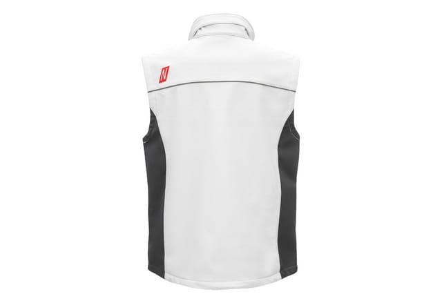 Softshellweste Nitras Motion Tex Light 7163 Weiß/grau Gr. M