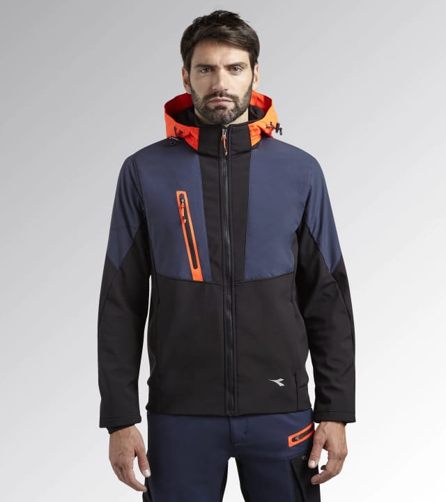 Diadora - Utility Softshell Hybrid-softshell-arbeitsjacke - S - Blau