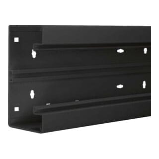 Hager Tehalit Brüstungskanal-unterteil Br6513019011 65x130mm 80mm Graphitschw. Br6513019011