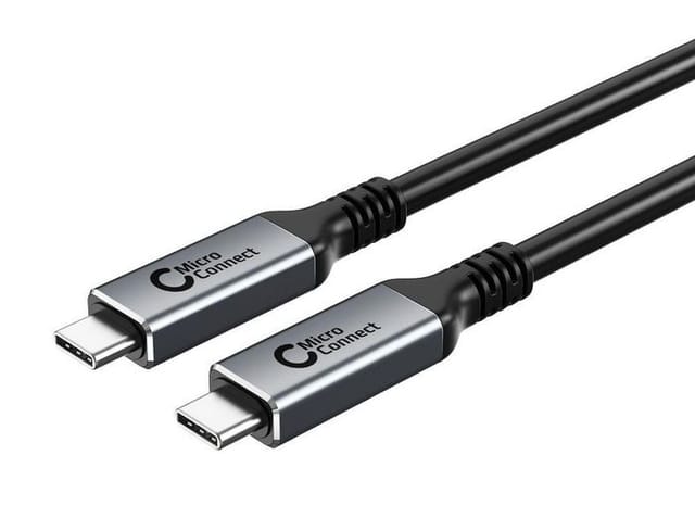 Microconnect Usb3.2cc5-kabel Usb 5 M Usb 3.2 Gen 2 (3.1 Gen 2) Usb C Schwarz
